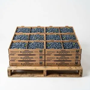 Stacked boxes pallet